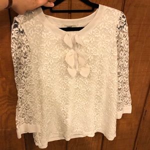 Oasis lace detailed top